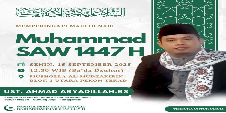 MAULID NABI MUHAMMAD SAW 1447 H